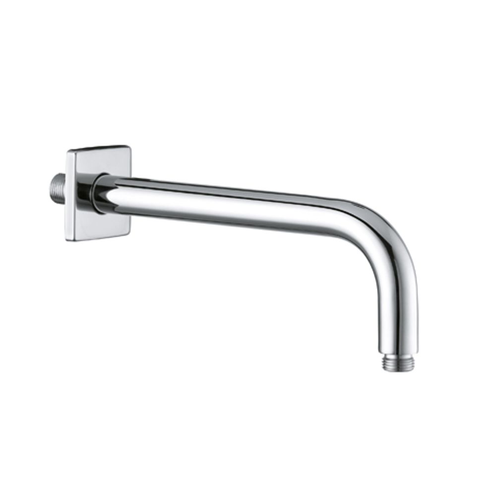 KLUDI A-QA Wand-Brausearm 250 mm eckige Wandrosette chrom, 6653305-00