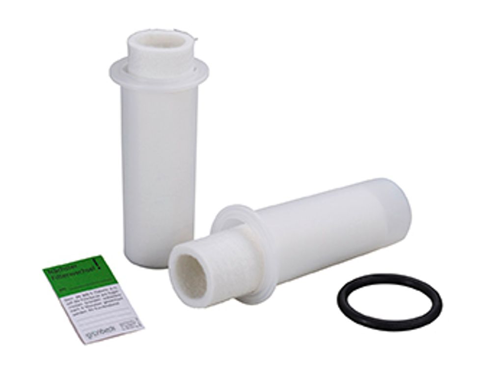 Grünbeck Ersatzfilterkerze 50 µm, 2erPack Größe 3 Schutzglocke und Glocken-O-Ring, 103003