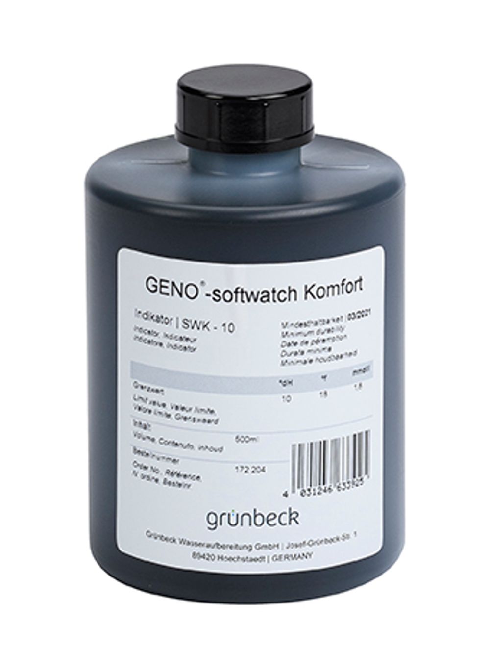 Grünbeck Indikator 10 °dH GENO-softwatch Komfort 500 ml, 172204