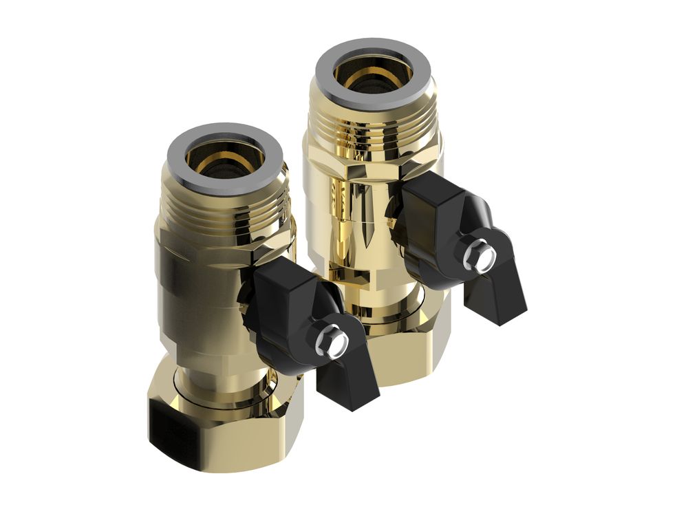 Brötje Absperr-Set Wärmepumpe ADH WP 1 Zoll Durchgangsform, 7856139