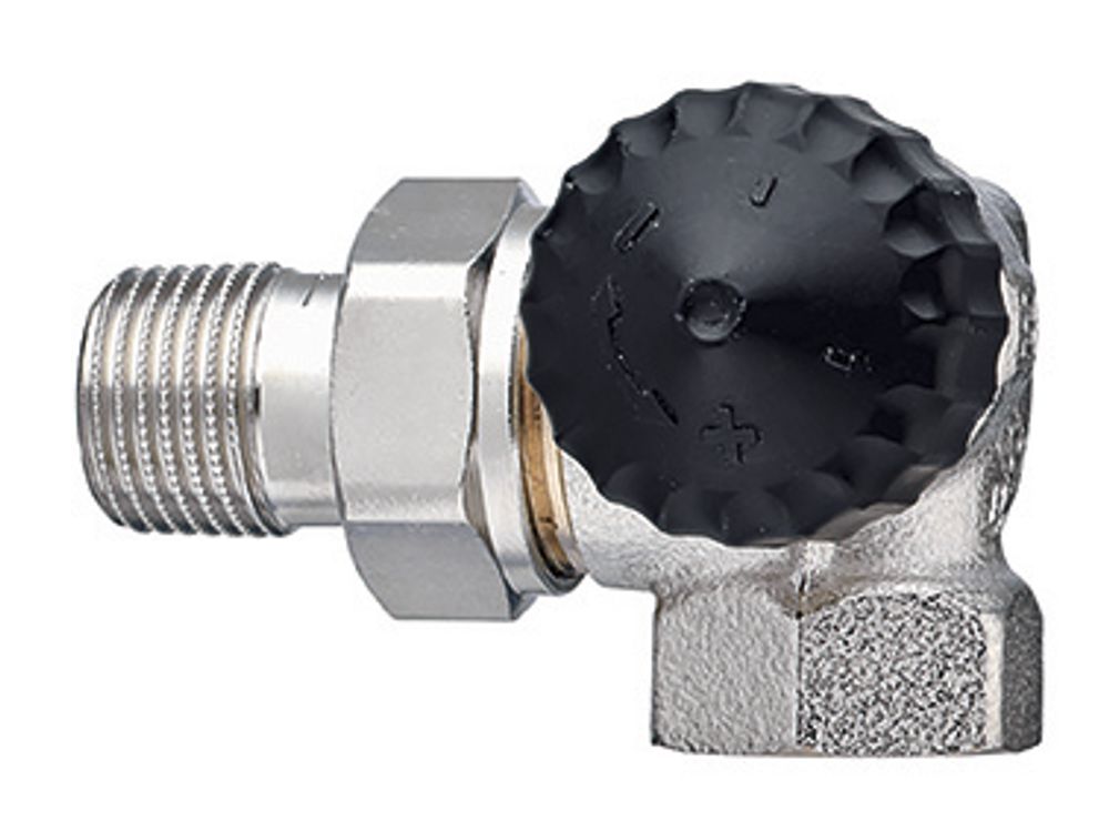 HEIMEIER Thermostat-Ventilunterteil mit ger. Widerstand, Winkeleck/re., DN15, 2340-02.000