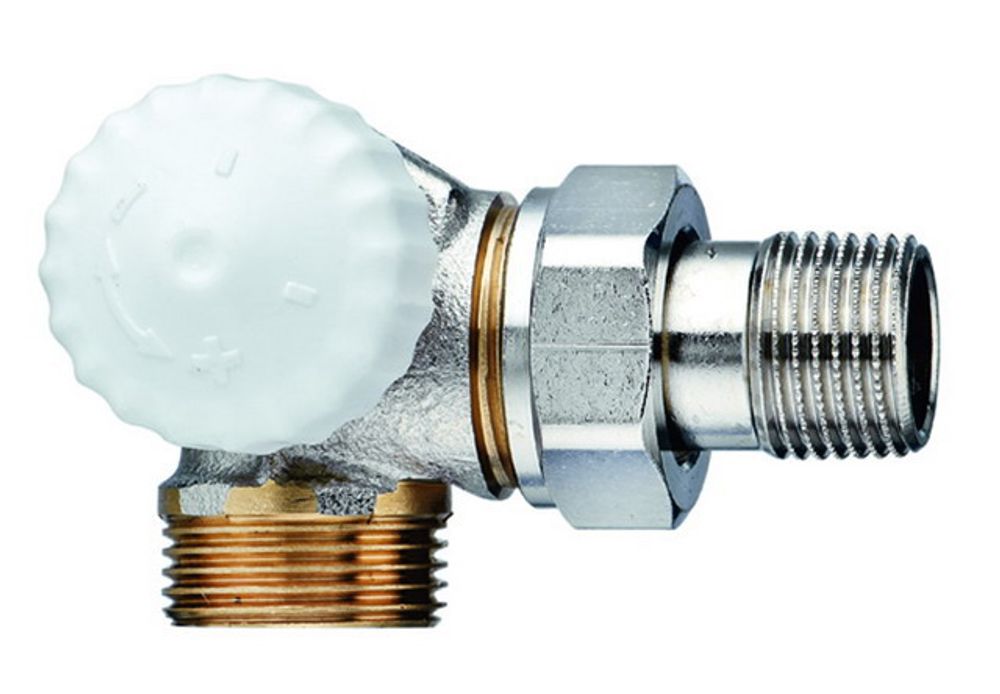 HEIMEIER Thermostat-Ventilunterteil V-exact II, Wink.eck/li.,Außengew.G3/4, 3733-02.000