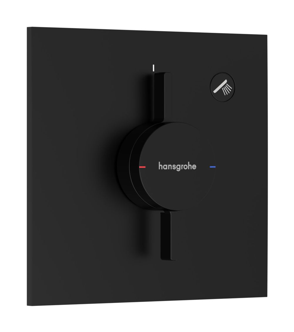 Hansgrohe HG DuoTurn E Mischer Unterputz für 1 Verbraucher Mattschwarz, 75617670