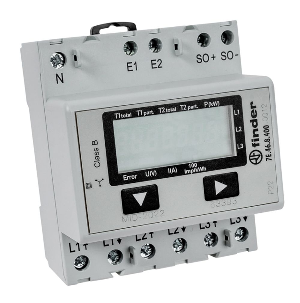Wolf Energiezähler 3-phasig mit SO-Schnittstelle, 2748849