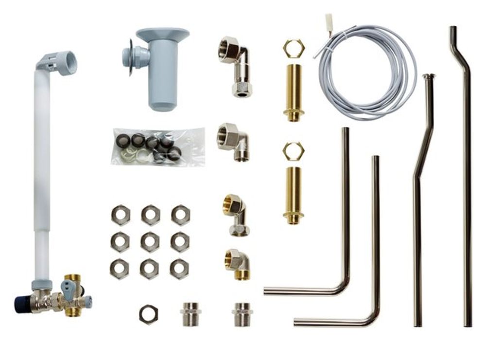 Vaillant Speicher-Verrohrungssatz 150 Liter, Unterputz inkl. Sicherheitsgruppe, 0020183761