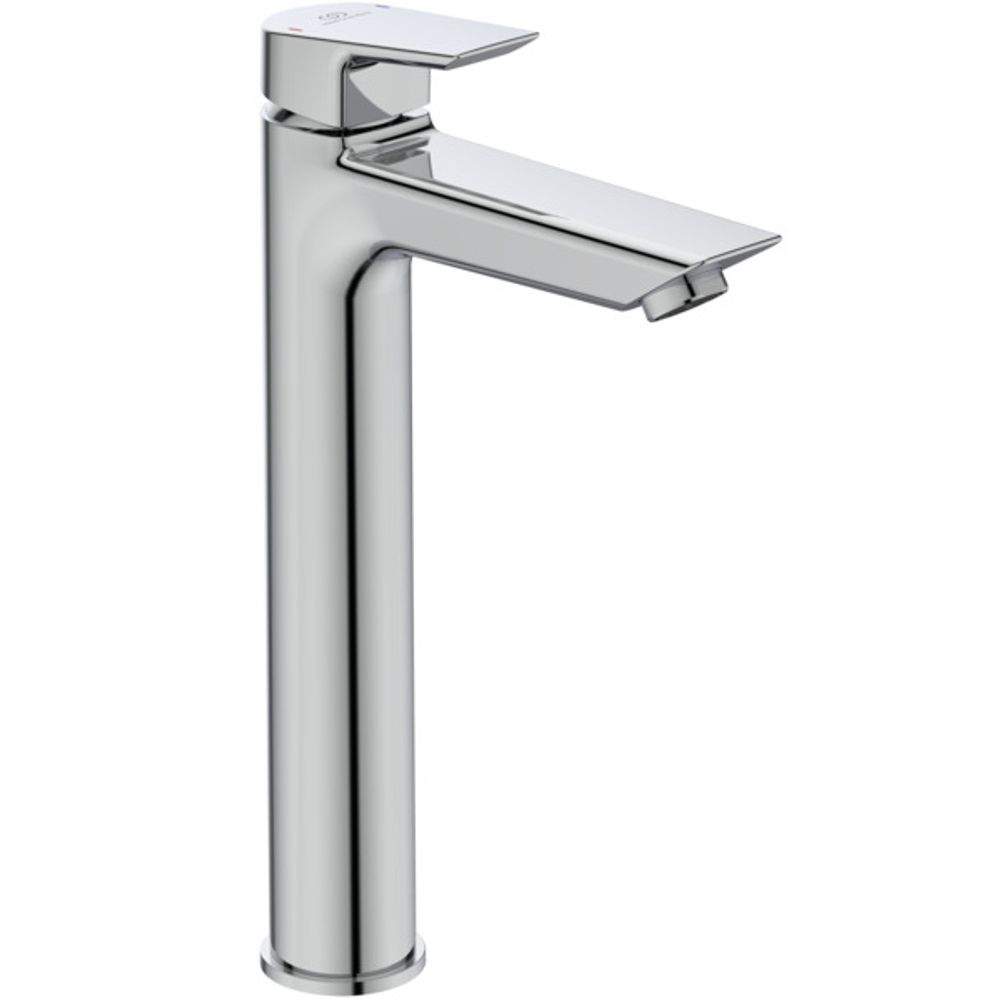 Ideal Standard Waschtischarmatur Tesi,m.verl.Sockel, 5 l/min., o.Ablgarn., Ausld.140mm, Chrom, A6575AA