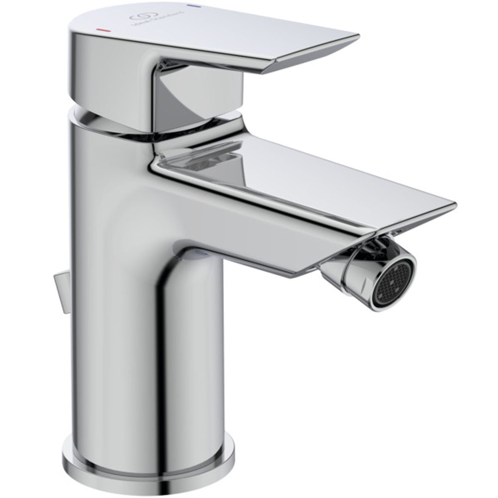 Ideal Standard Bidetarmatur Tesi, m.Ablgarn., Ausld. 95mm, Chrom, A6579AA