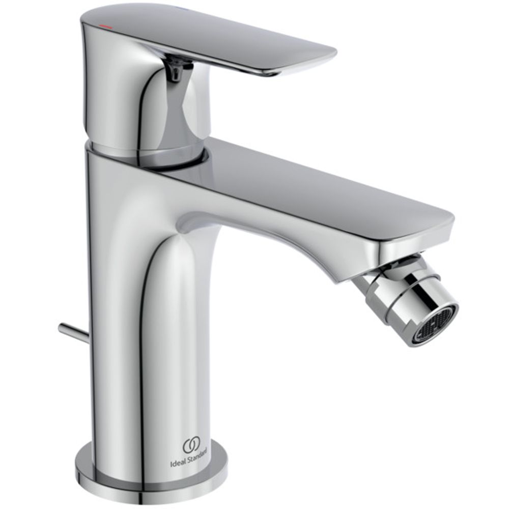 Ideal Standard Bidetarmatur Connect Air, Ausld.114mm, m.Ablgarn., Chrom, A7030AA