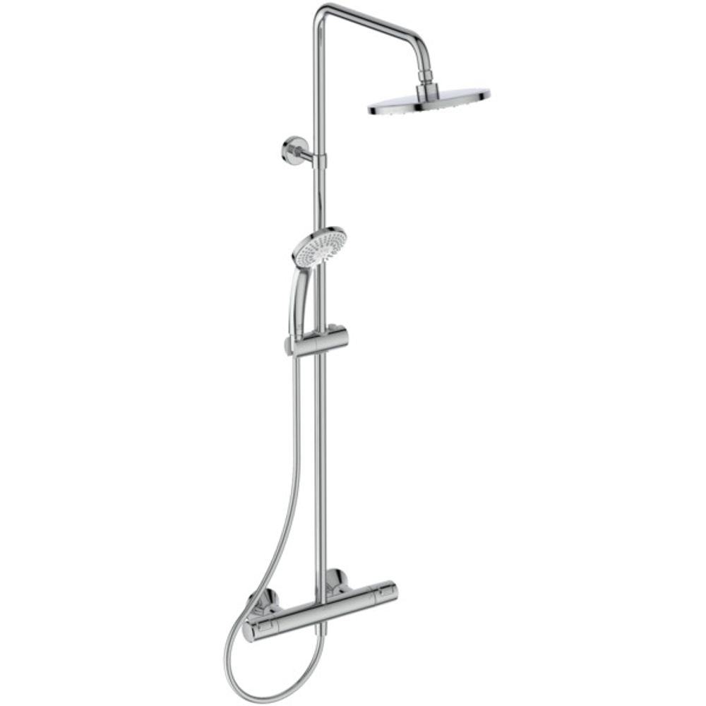 Ideal Standard Duschsystem Ceratherm T25 mit Brausethermostat Chrom, A7208AA