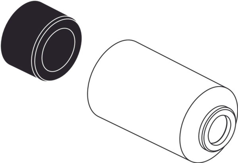 Ideal Standard Abdeckhülse f.Umschaltung EASY-Box Bausatz 2 Chrom, A860902AA