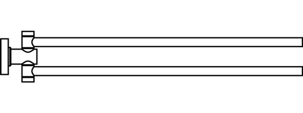 Ideal Standard Handtuchstange IOM doppelt, Chrom , A9131AA