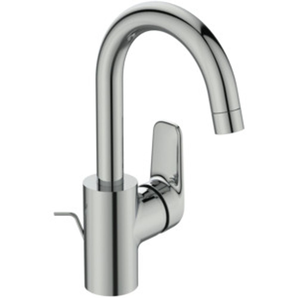 Ideal Standard WT-Armatur Ceraflex, m.hohem Ausl., m.Ablgarn., Ausld. 146mm, Chrom, B1716AA