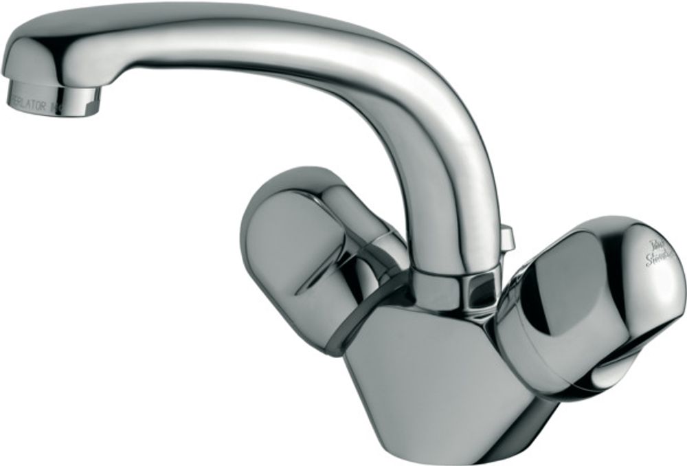 Ideal Standard Zweigriff-WT-Arm. Alpha, m.Ablgarn., Ausld. 120mm, Auslaufhöhe 120mm, Chrom, B2039AA