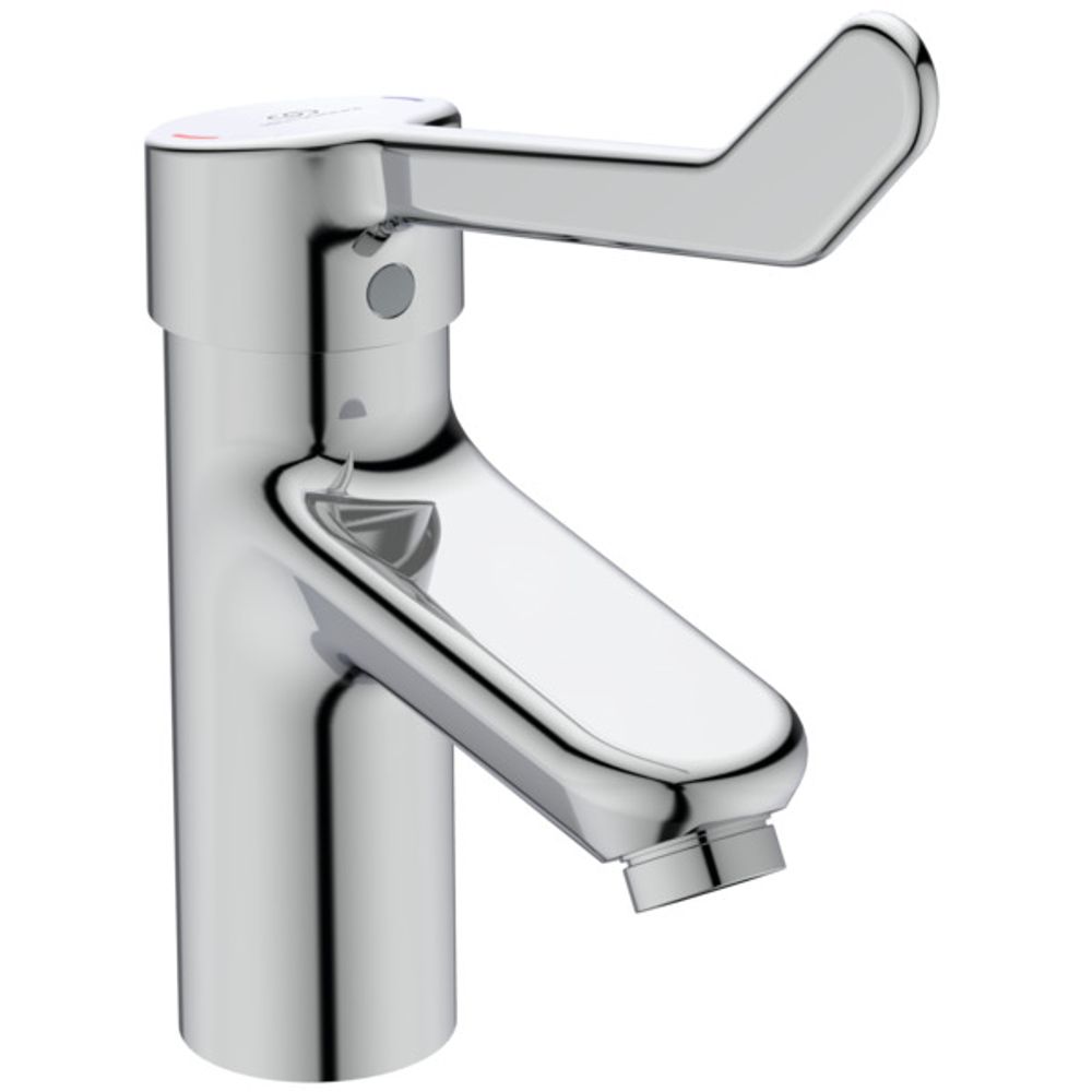 Ideal Standard WT-Armatur Ceraplus m.Klinikhebel o.Ablgarn. Ausld. 112mm Chrom, BC098AA