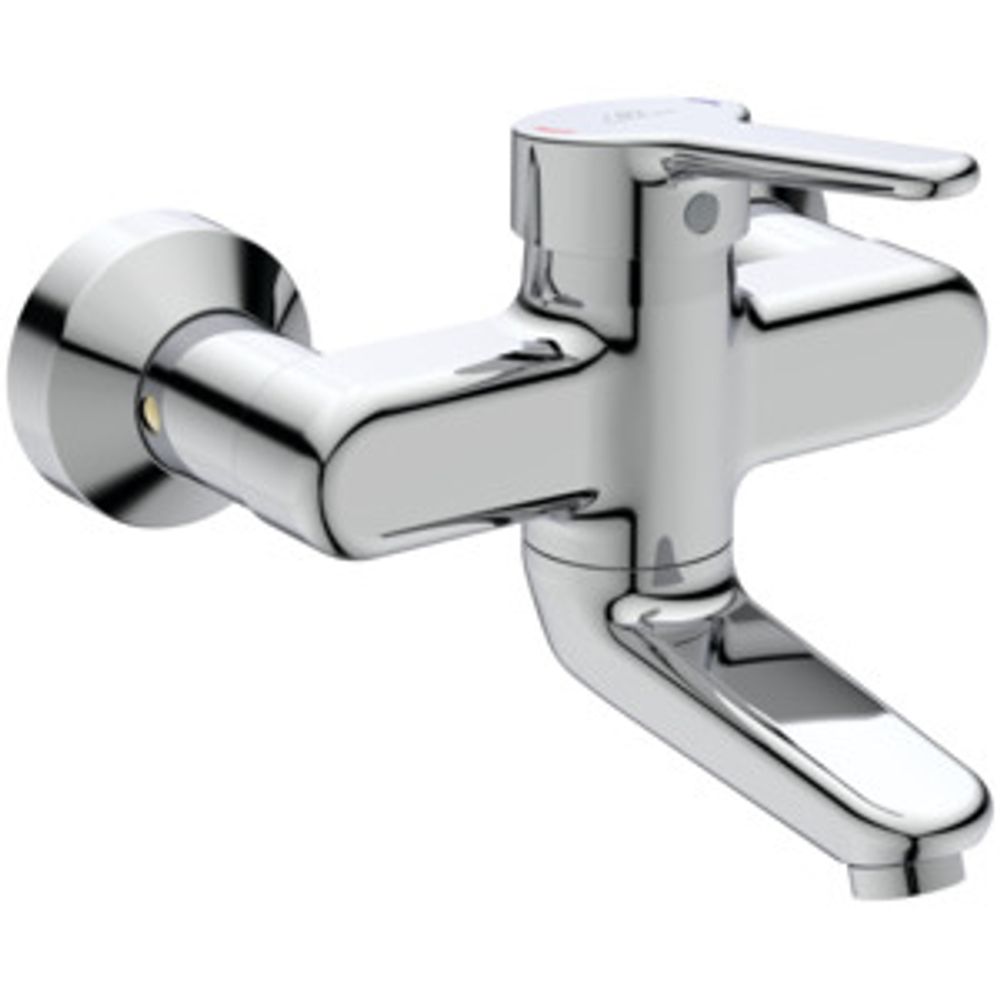 Ideal Standard Wand-WT-Armatur Ceraplus 5l/min. Ausld.180-199mm absp.S-Anschlüsse Chrom, BC110AA