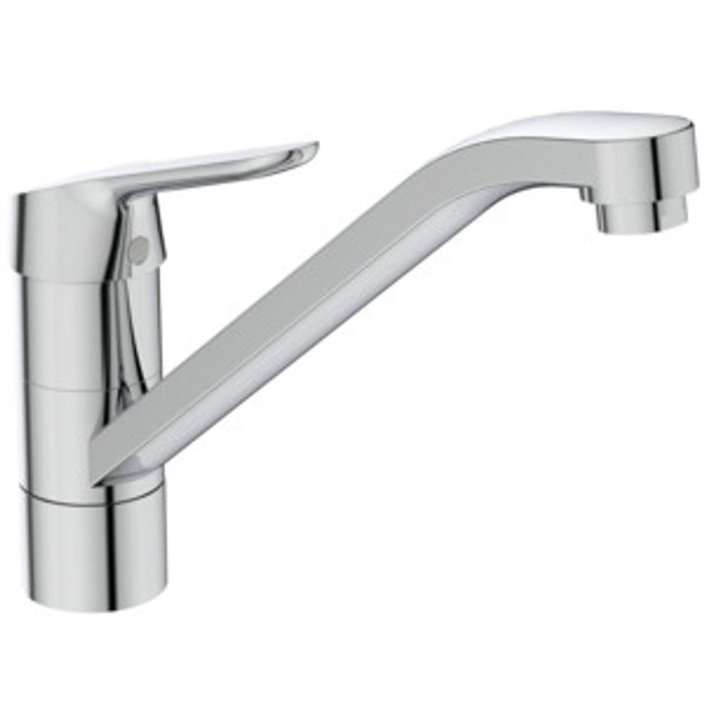 Ideal Standard Küchenarmatur Ceraflex, m.Rohrausl., Ausld.228mm, Vorfenstermontage, Chrom, BC132AA