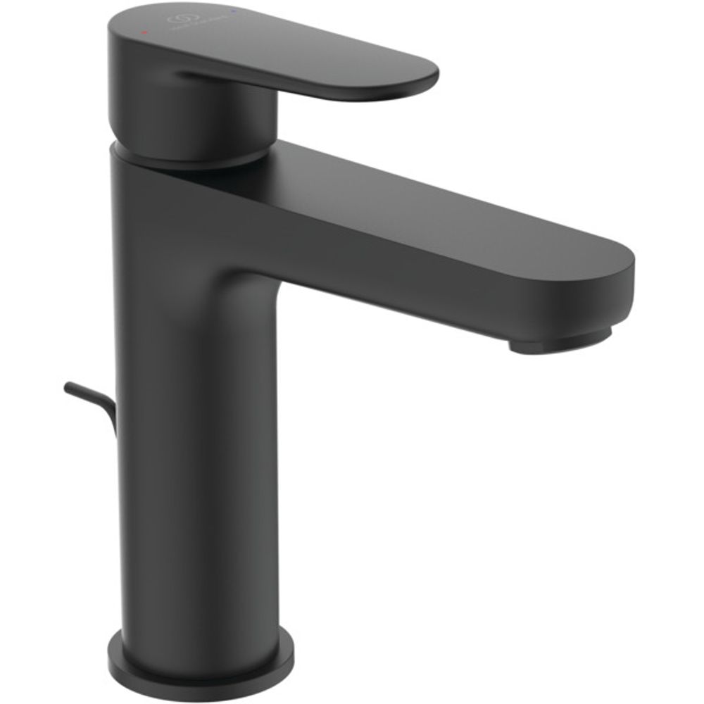 Ideal Standard Waschtischarmatur Cerafine O H120 m.Ablgarn. Ausld.125mm Silk Black, BC699XG
