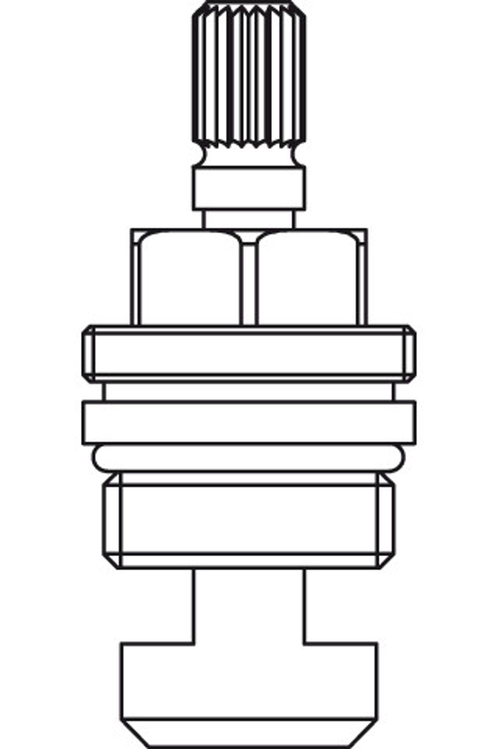 Ideal Standard JADO Keramikoberteil G1/2, H960104NU, rechtsschließend, H960104NU