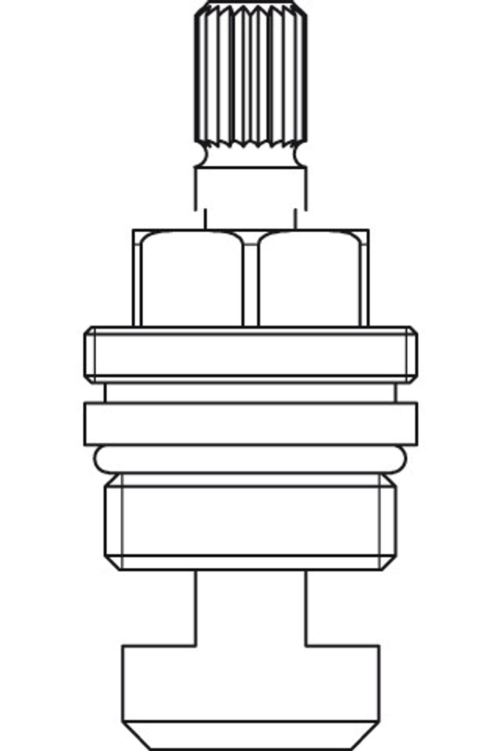 Ideal Standard JADO Keramikoberteil G1/2, H960136NU, linksschließend, H960136NU