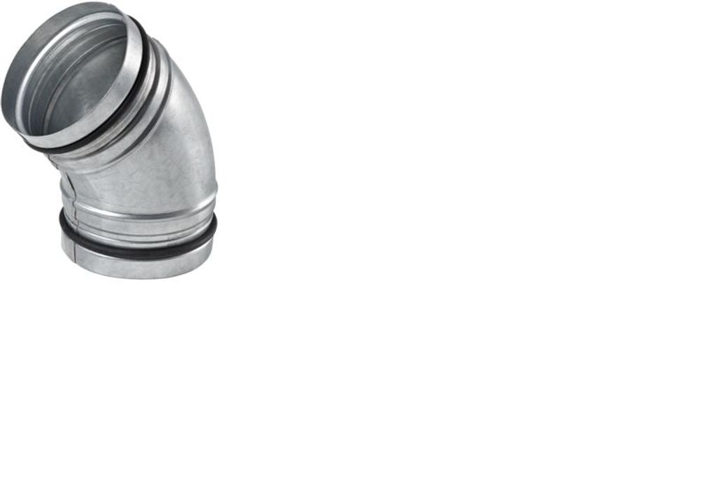 STIEBEL ELTRON Bogen DN 125, 45 Grad, Stahlblech verzinkt, 159307