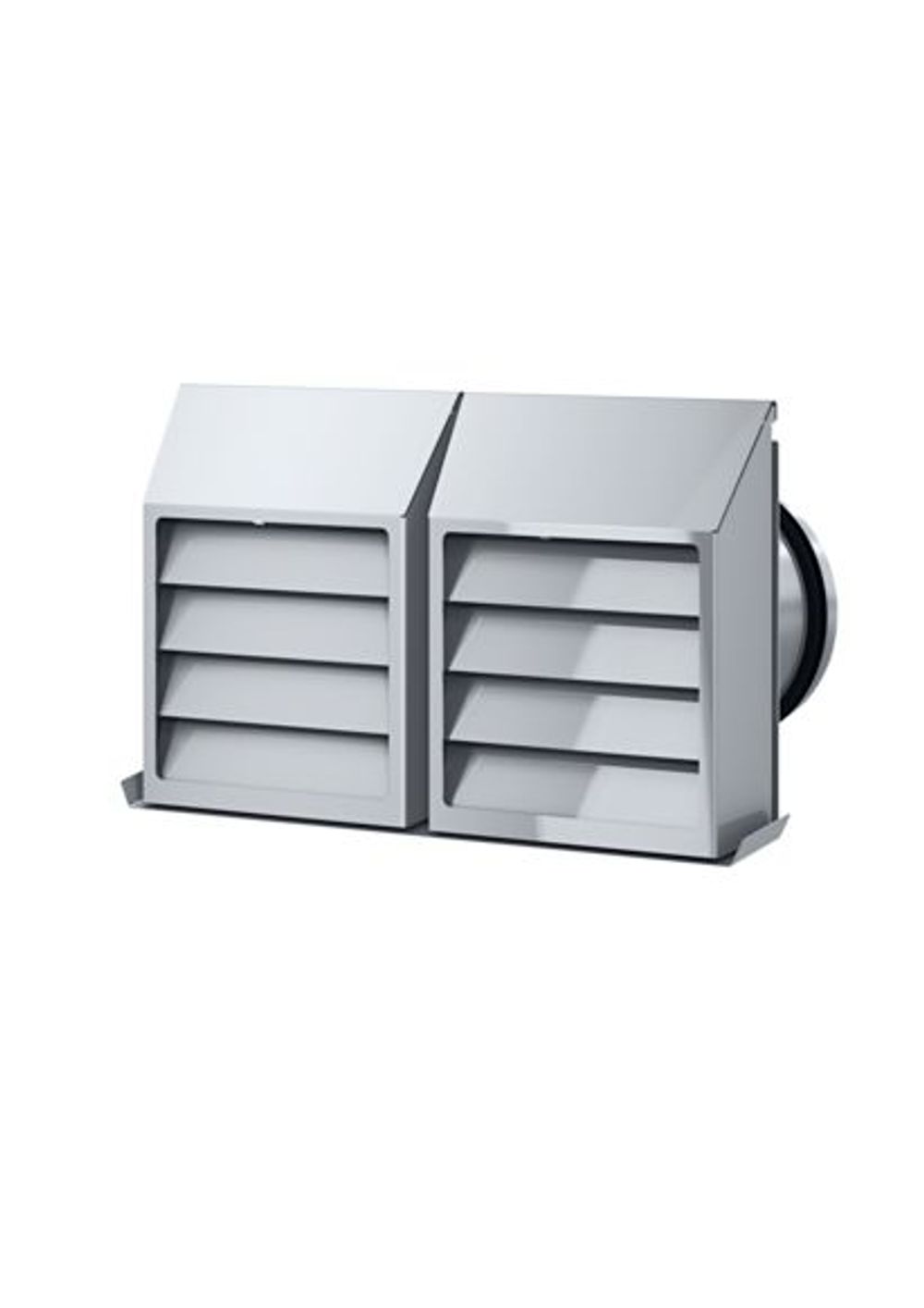 STIEBEL ELTRON Ansaug-Ausblasgitter KWG 125, Stahlblech pulverbeschichtet, 239139
