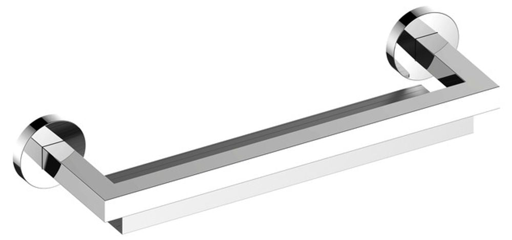 Keuco KE Duschablage Edition 90 19058, 400 mm verchromt/Aluminium, 19058010000