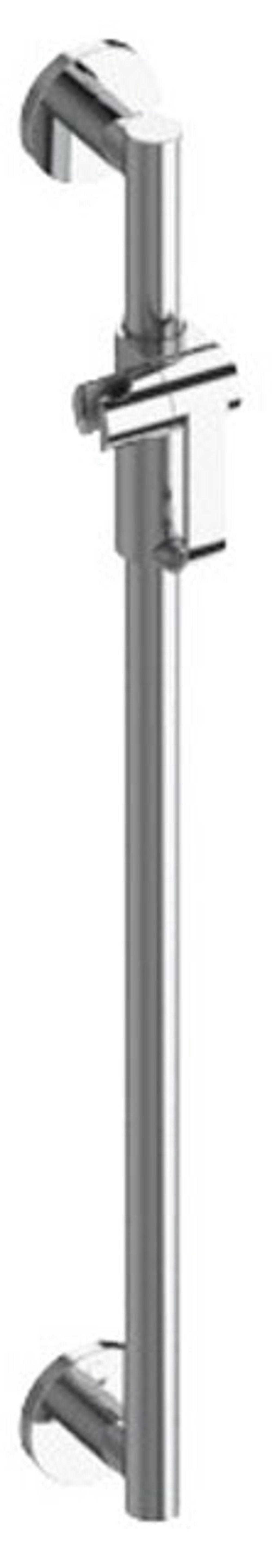 Keuco KE Brausestange Plan Care 34912,komplett mit Br.-Schieber,silber-eloxiert, 982 mm, 34912170900