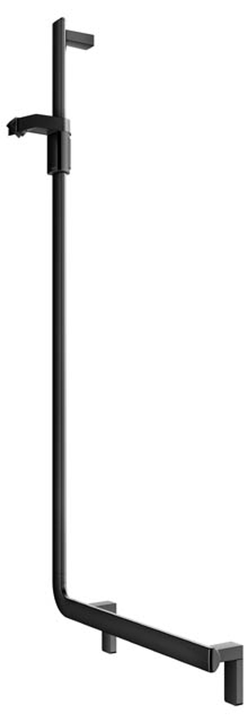 Keuco KE Winkelgriff 90 Grad AXESS 35006, li./m.Br.schieber, 581/1301mm sw matt, 35006371302