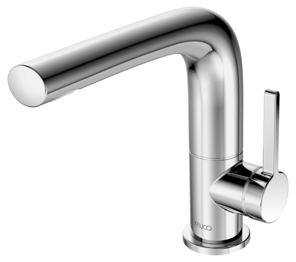 Keuco KE EHM-WT-Mischer 150 Edition 400 51505, schwenkbar, mit Ablaufgrt., verchromt, 51505010000