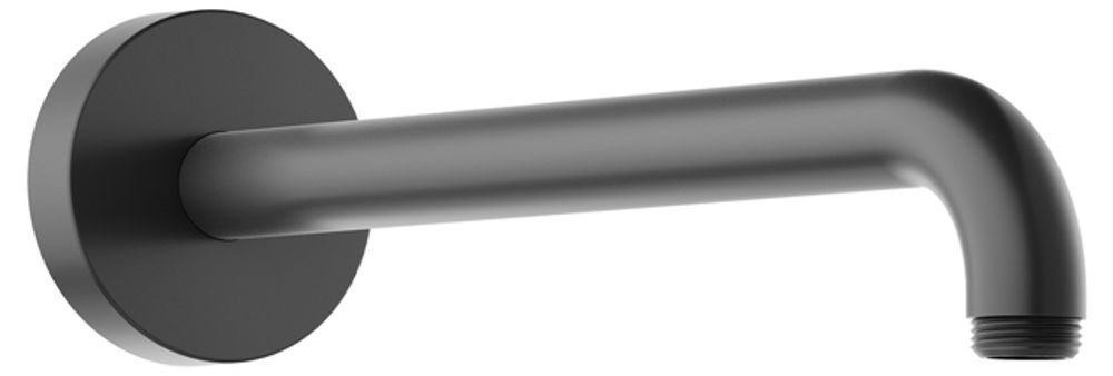 Keuco KE Brausearm Elegance 51688, Wandanschluss, 300 mm, Schwarzchrom geb., 51688130300