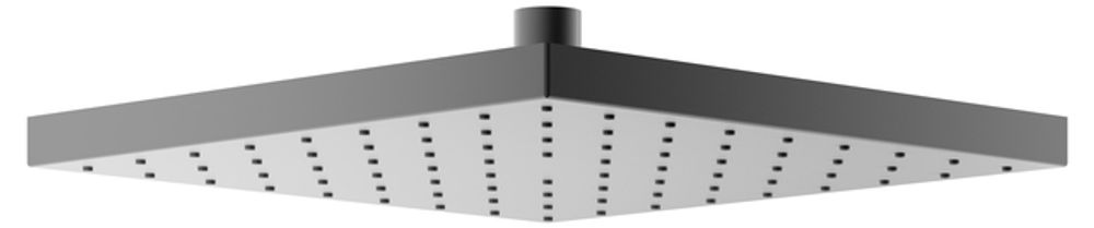 Keuco KE Kopfbrause Edition 300 53086, eckig, 250 x 250 mm, Schwarzchrom geb., 53086130100