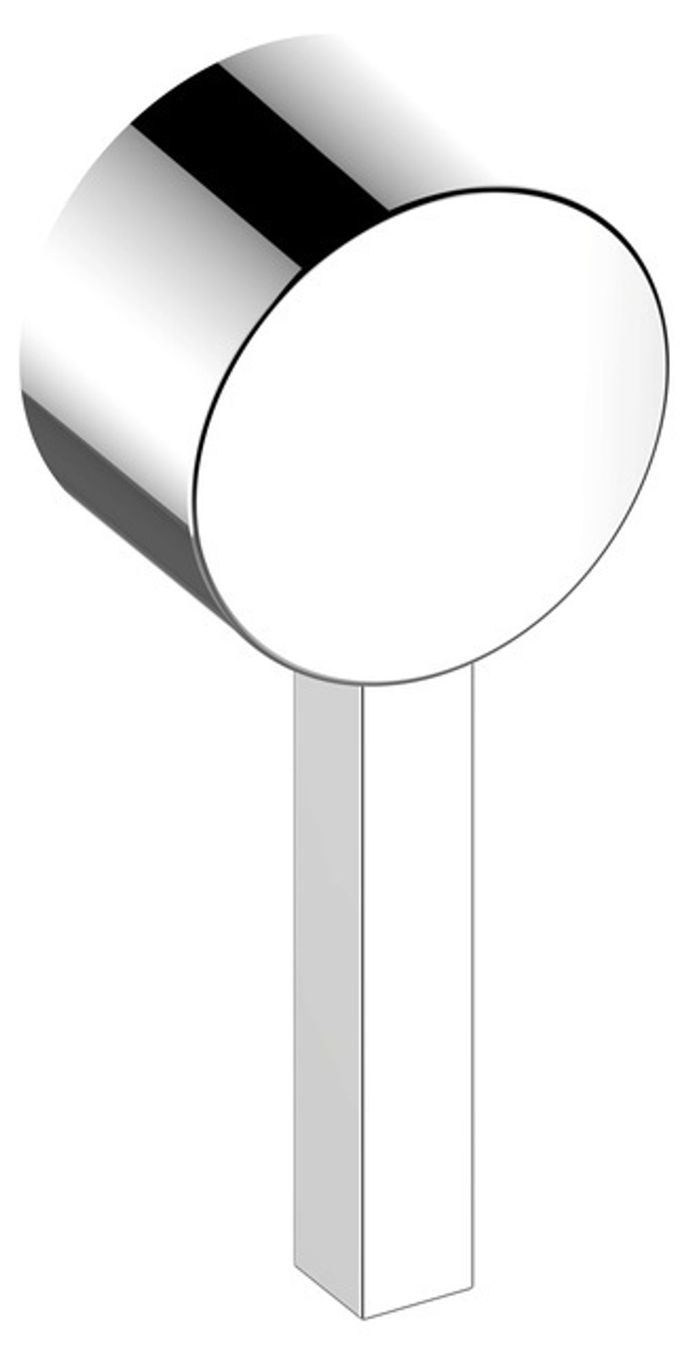 Keuco KE EHM Griff IXMO 59551, passend zu Edition 90, verchromt, 59551019001
