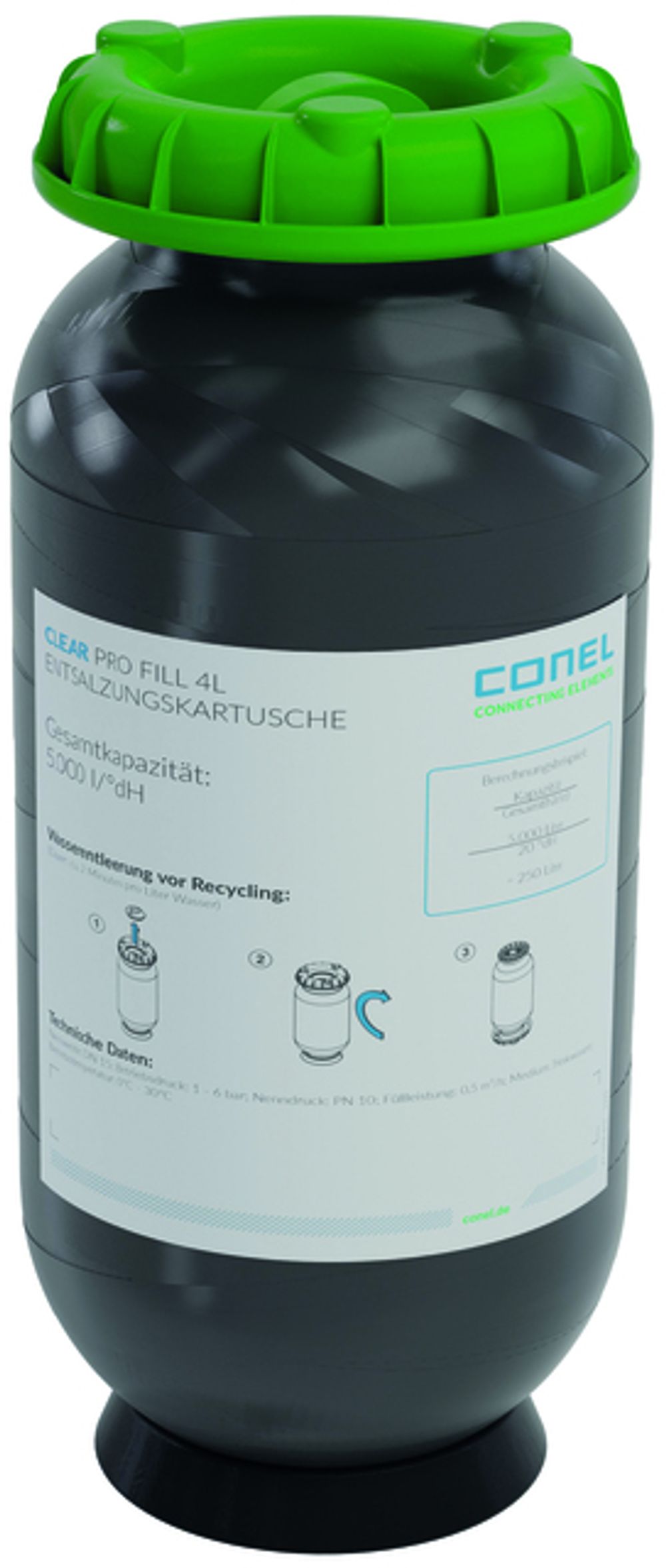 Conel Entsalzungskartusche CLEAR PRO FILL 4 Liter, 320000245