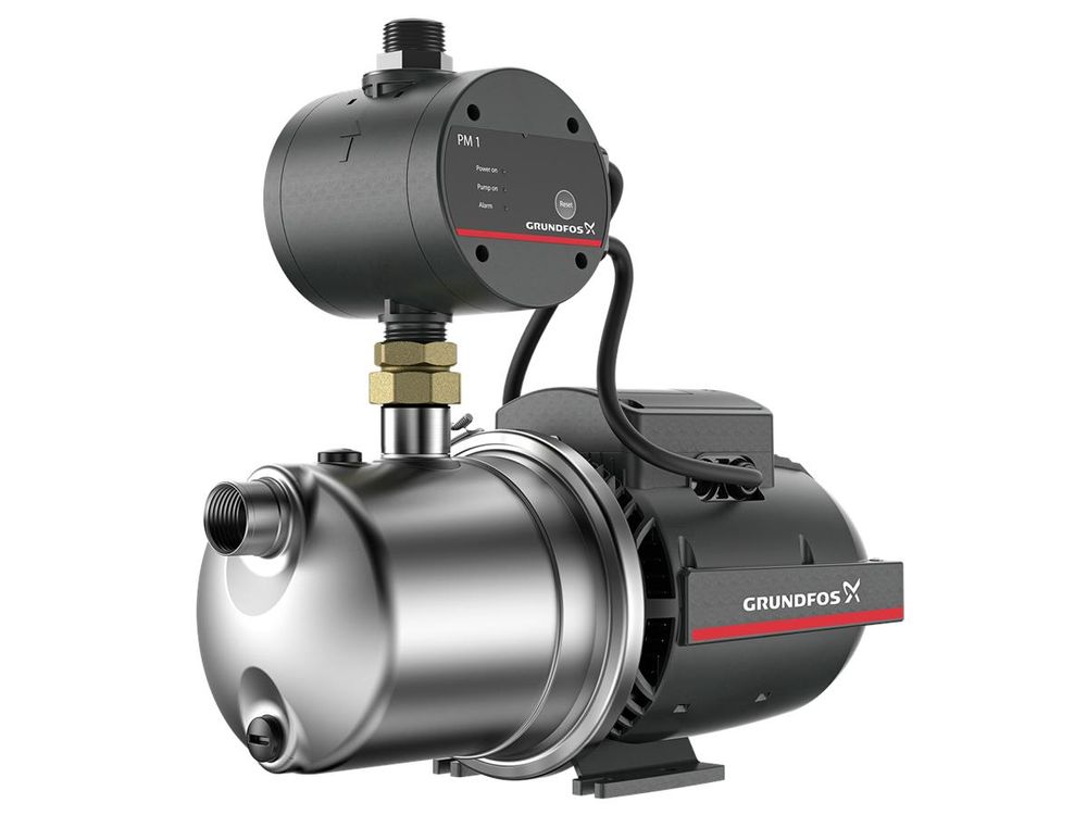 Grundfos Gartenpumpe Druckerhöhungsanlage JP PM JP 4-54 PM1 A-A-BBVP W, 1130 W; 4 m³/h; 46 m; 99515137