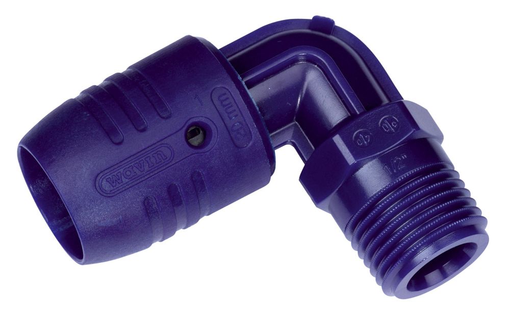 Wavin smartFIX Üb.winkel AG 90° 16x1/2", 3004484