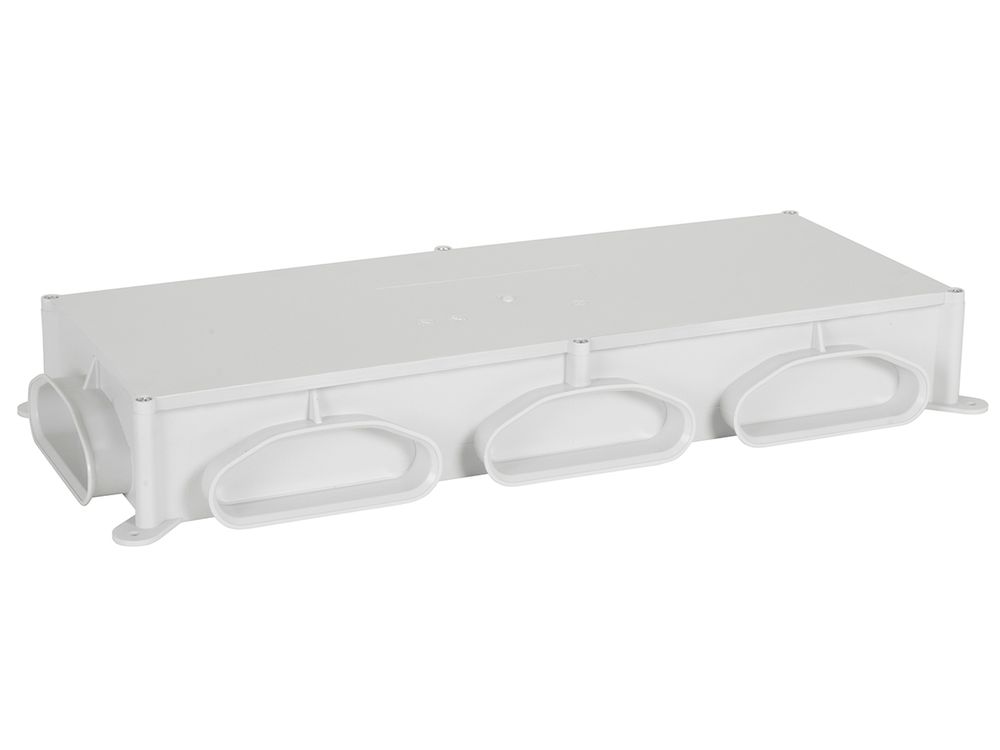 Fränkische Flachverteiler profi-air tunnel 5x132x52-2x163x68 grau, 78313005
