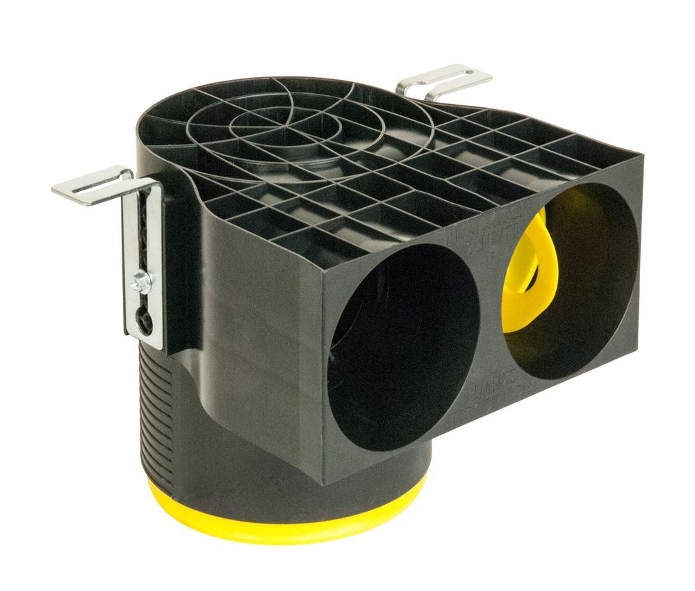Fränkische Luftdurchlass plus profi-air classic DN 125 - 2x NW 90 90 Grad kurz, 78390382