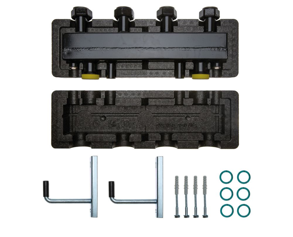 BRÖTJE Verteiler + integr. hydr. Weiche VS 2 HW für 2 Heizkreise (gedämmt), 7632113