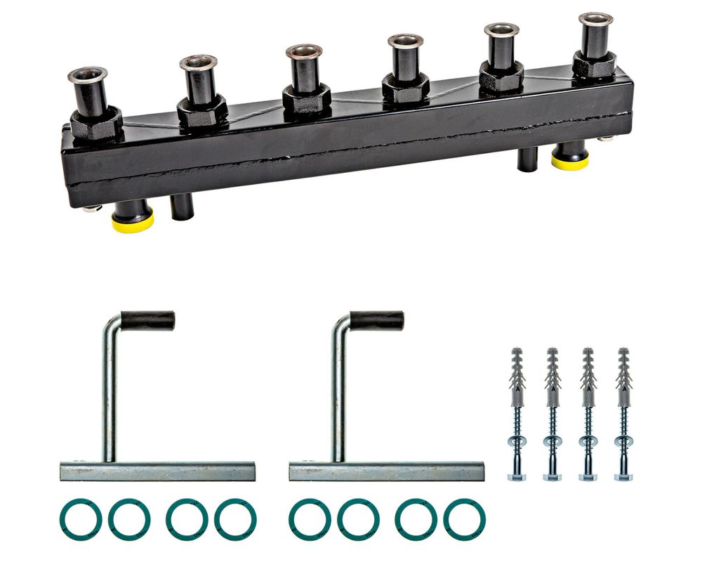 BRÖTJE Verteiler + integr. hydr. Weiche VS 3 HW für 3 Heizkreise (gedämmt), 7632114