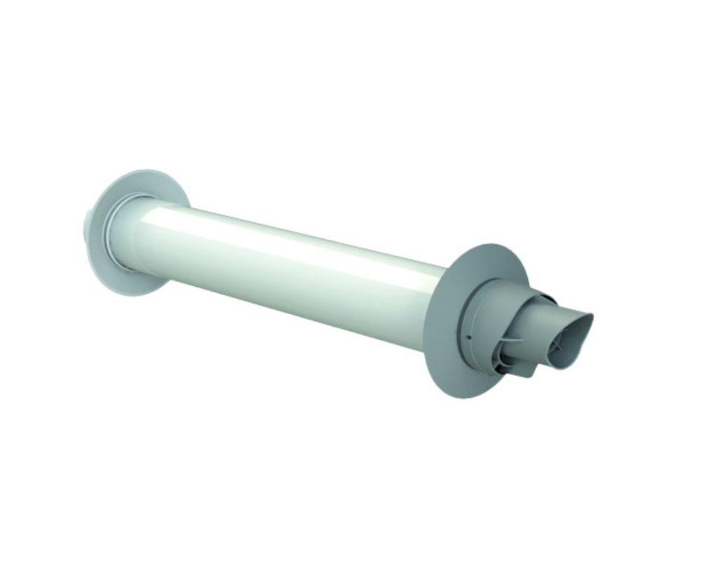BRÖTJE Grundbausatz Außenwandanschluss K80 AWA B, DN 80/125, 7800363