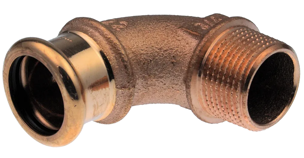 VSH XPress Kupfer Übergangswinkel 90° i/a 15xR3/8" Typ 6092G, 4800941