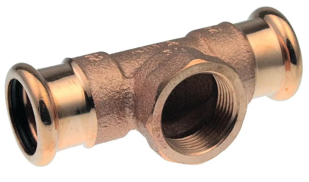 VSH XPress Kupfer T-Stück Innengewinde i/i/i 42xRp1/2"x42 Typ 6130G, 4802237