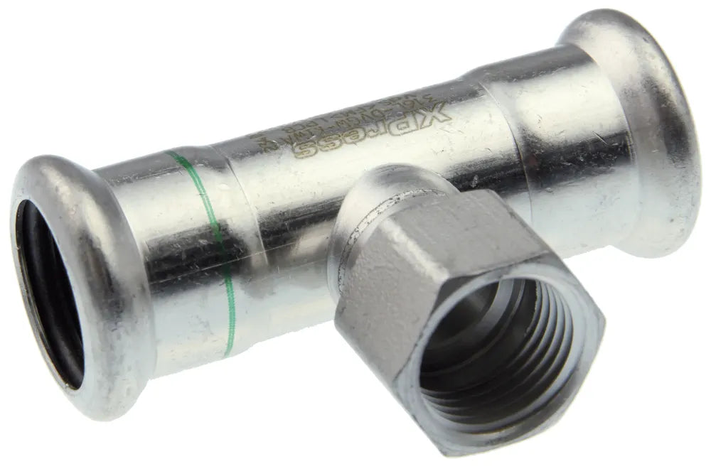 VSH XPress Edelstahl T-Stück Innengewinde i/i/i 28xRp1/2"x28 Typ R2718, 6191647