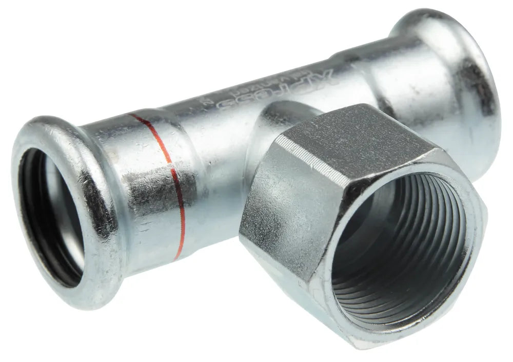 VSH XPress C-Stahl T-Stück Gewinde i/i/i 54xRp1"x54 Typ C1418, 6207795