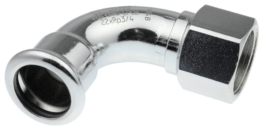 VSH XPress C-Stahl Bogen 90° i/i 22xRp3/4" Typ C1438, 6200964