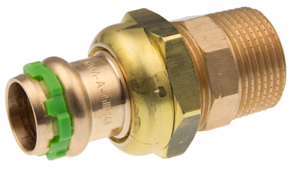 VSH SudoPress Kupfer Durchgangsverschraubung FM 22xR1" Typ SP4331GV, 6672556