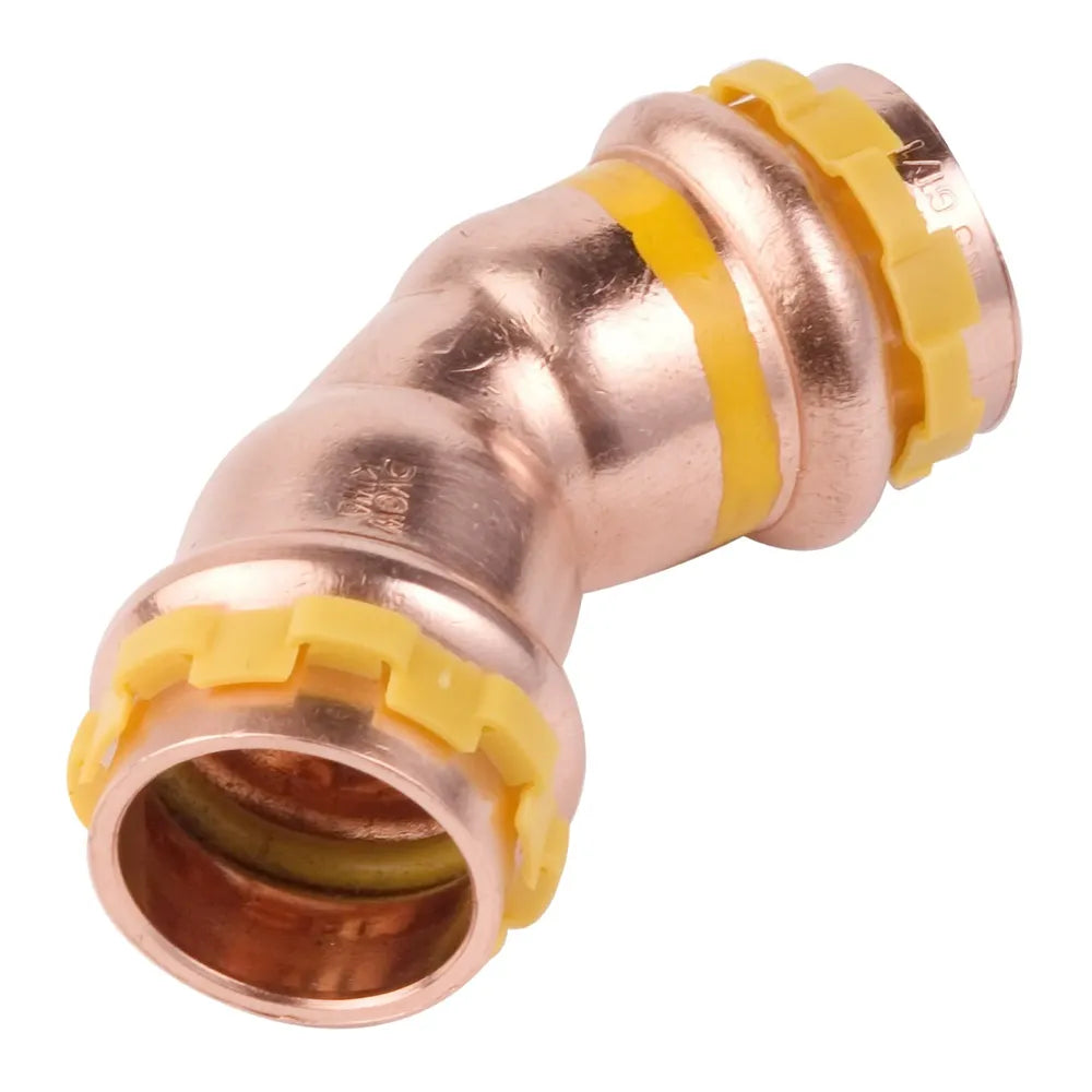 VSH SudoPress Kupfer Gas Bogen 45° i/i 42 Typ SPG5041V, 6674241