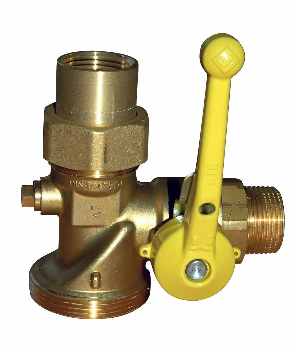 Seppelfricke SEPP Gas Eckkugelhahn Ms f Einrohrz m GSW a/i R1"xRp1" (DN25) 2,5m3/h Typ 542325.25, 0210350