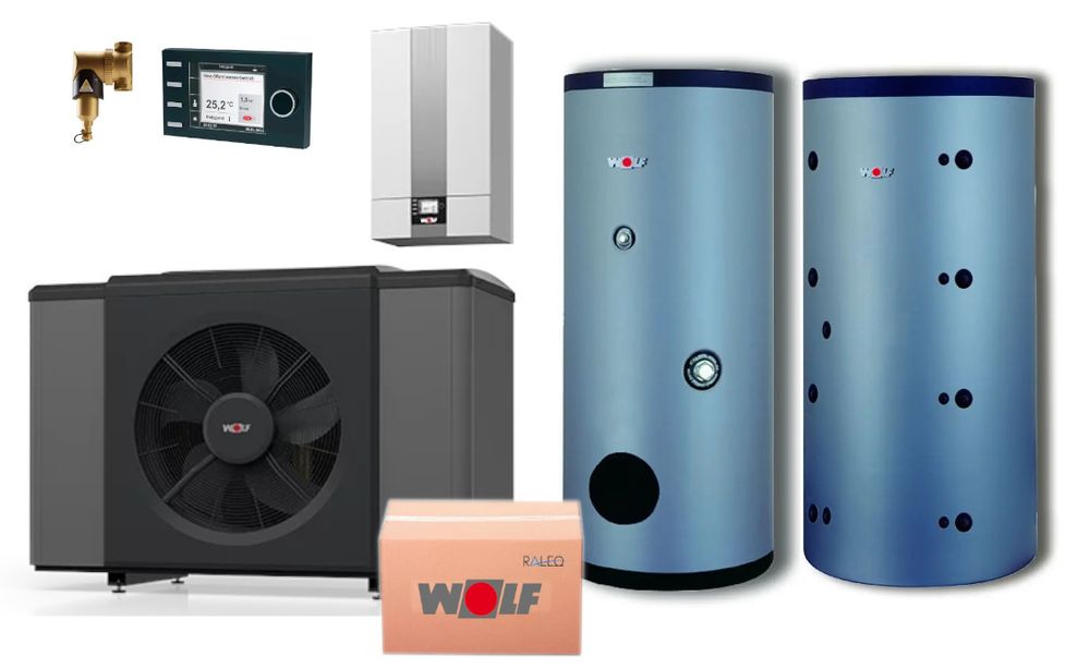 Wolf Paket CHA-20/24-400V inkl. BM-2 mit SEW-1-400, SPU-2-500 und Zubehör, 9149092W24