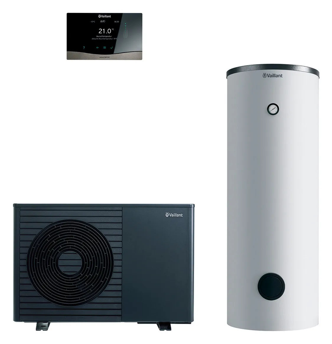 Vaillant Paket 4.3326 aroTHERM plus /8.1 VWL 35/8.1 A 230V mit VIH RW 200/2 B, 8000044755
